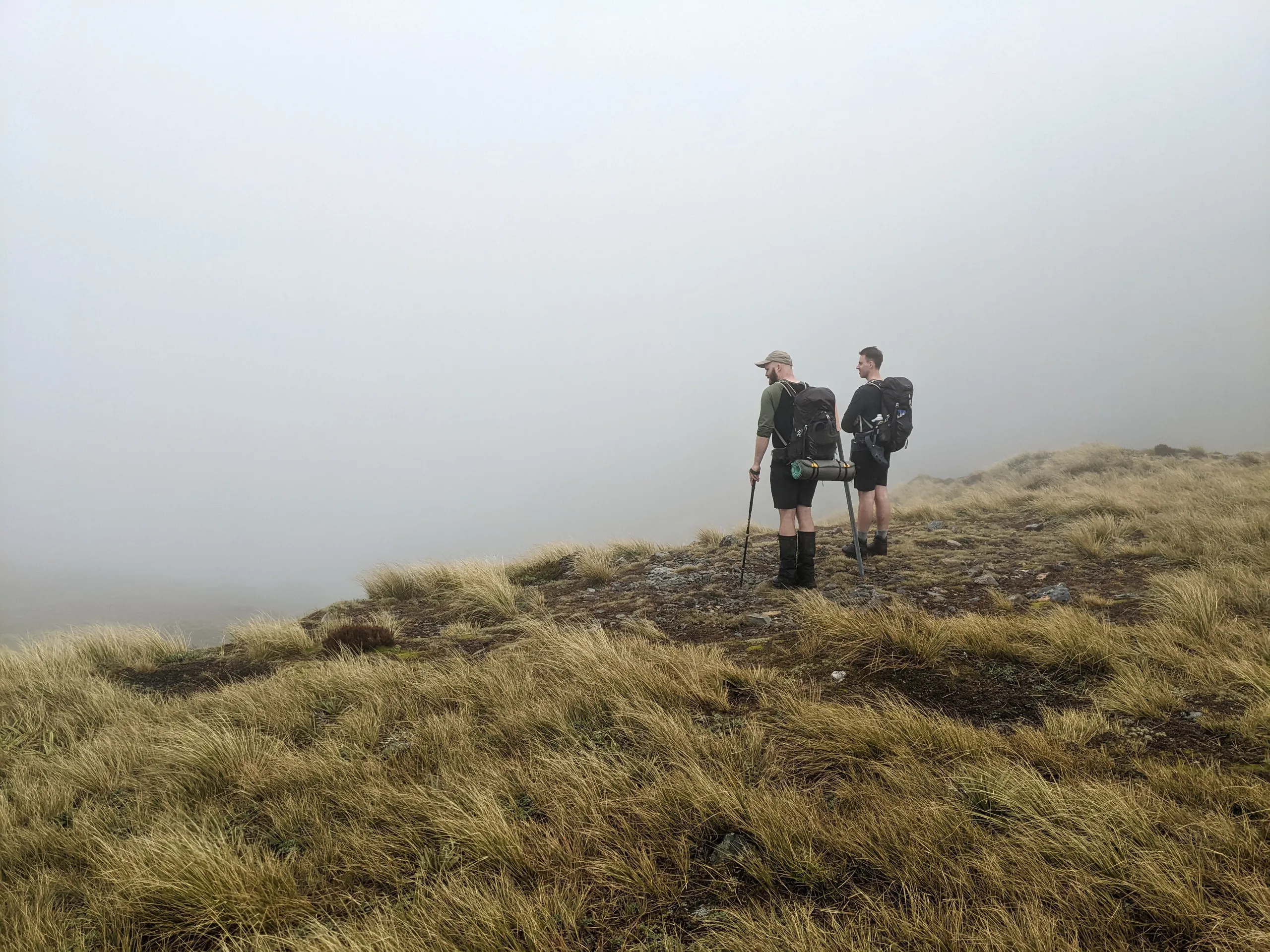 View (or lack thereof) from Tarn Col